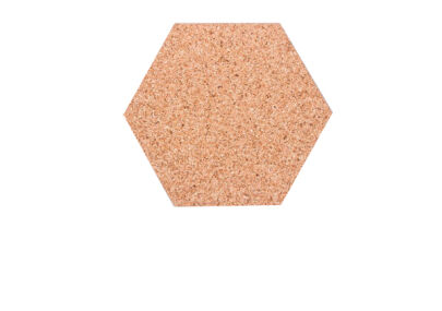 Selvklæbende Hexagon 300mmx250mmx7mm natur