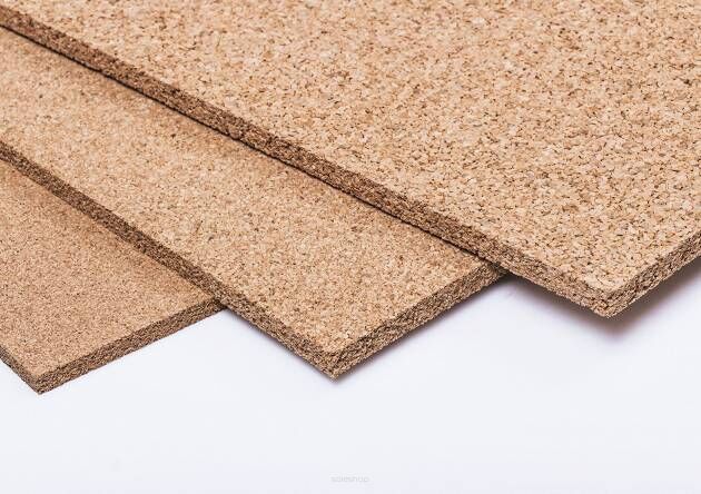Kork plade (915x610mm) 25mm - grovkornet