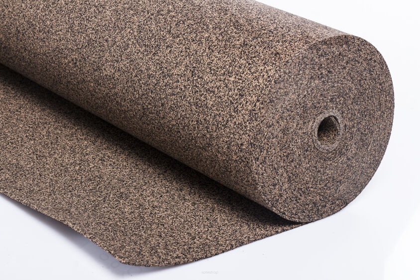 Bagside af gummikork  6mm(5mx1m)
