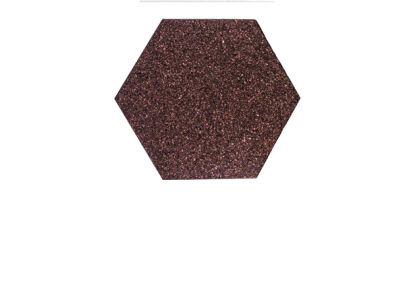 Selvklæbende Hexagon 300mm x 250mm x 7mm sort
