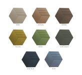 3D Kork Panel Stripe-Elfenben - 2