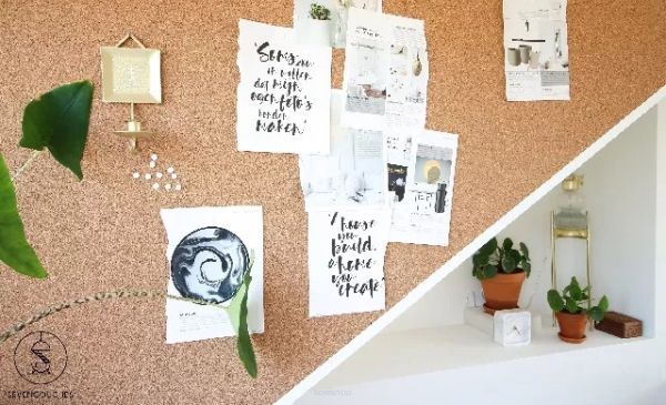 Sådan monterer du en kork rulle på en væg