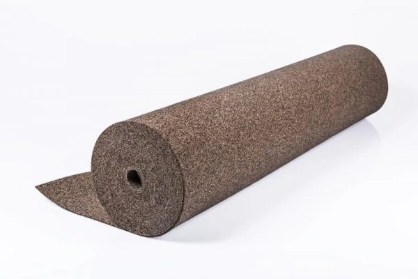 Det gummi-kork underlag 2mm(1mx10m)